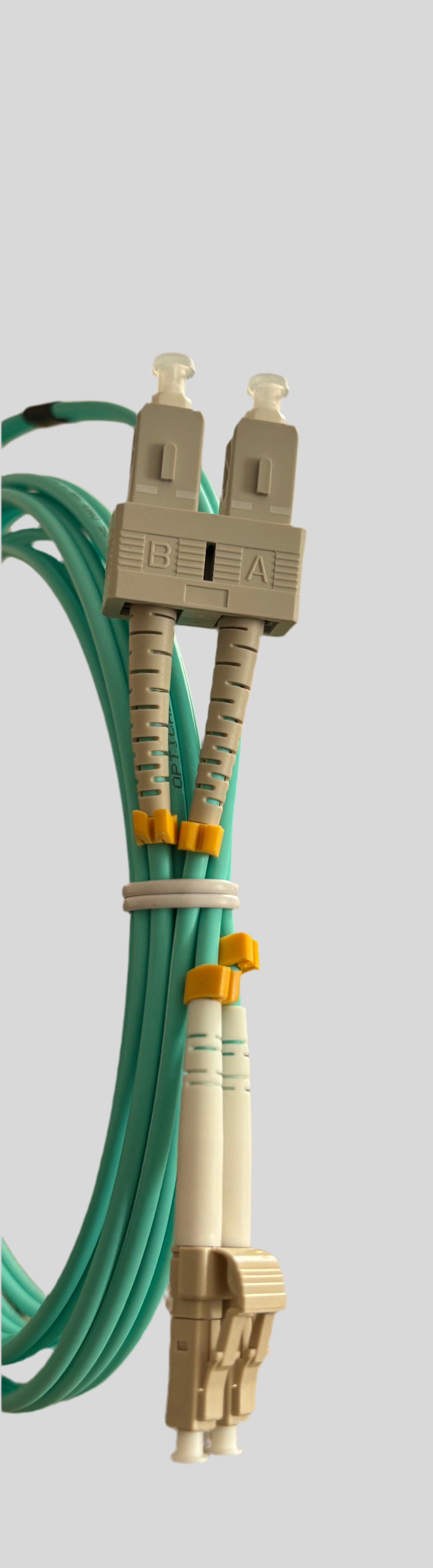OM3 SC-LC Multimode Fiber Optic Patch Cable