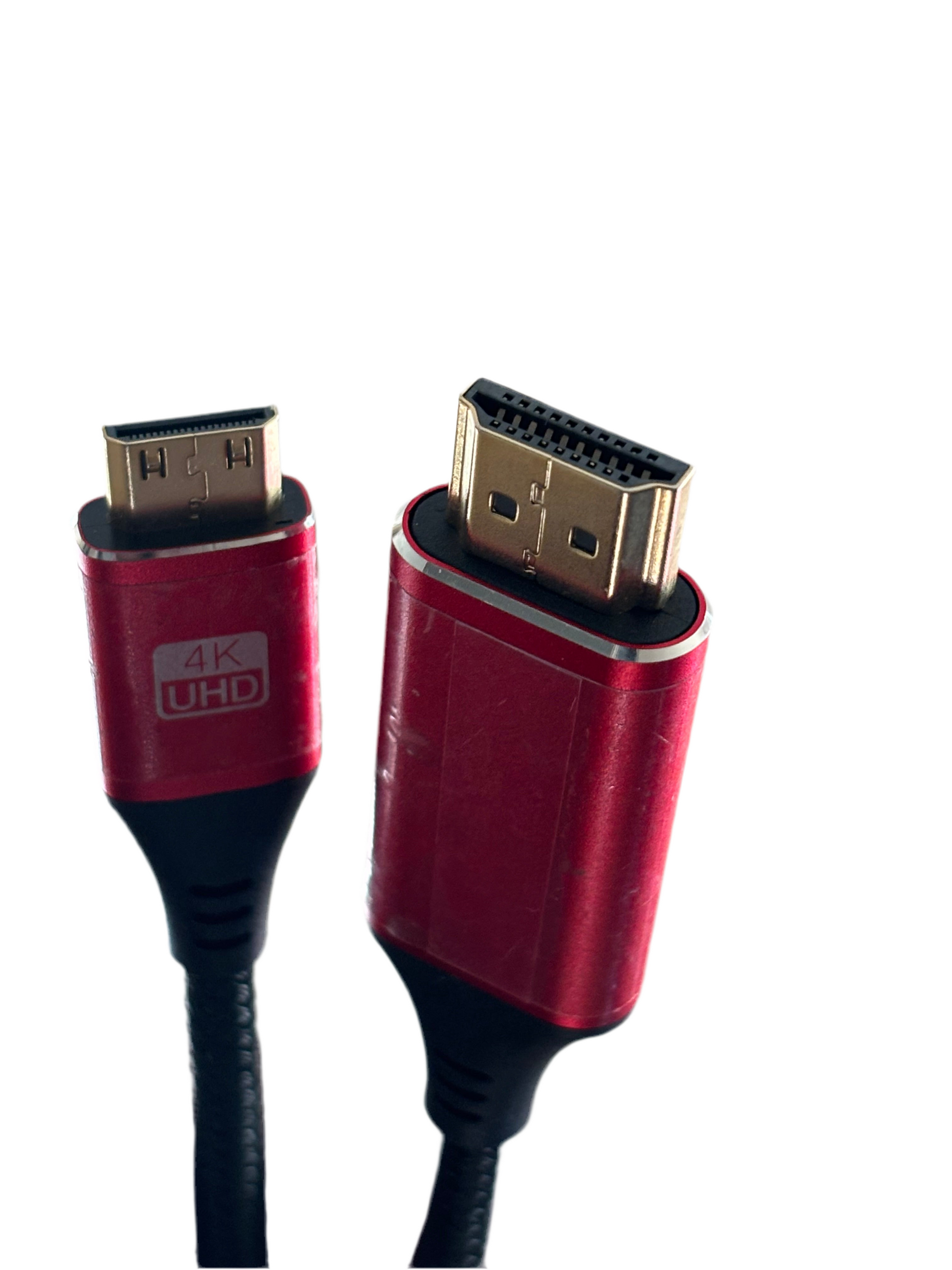Mini HDMI to Standard HDMI 4K Cable