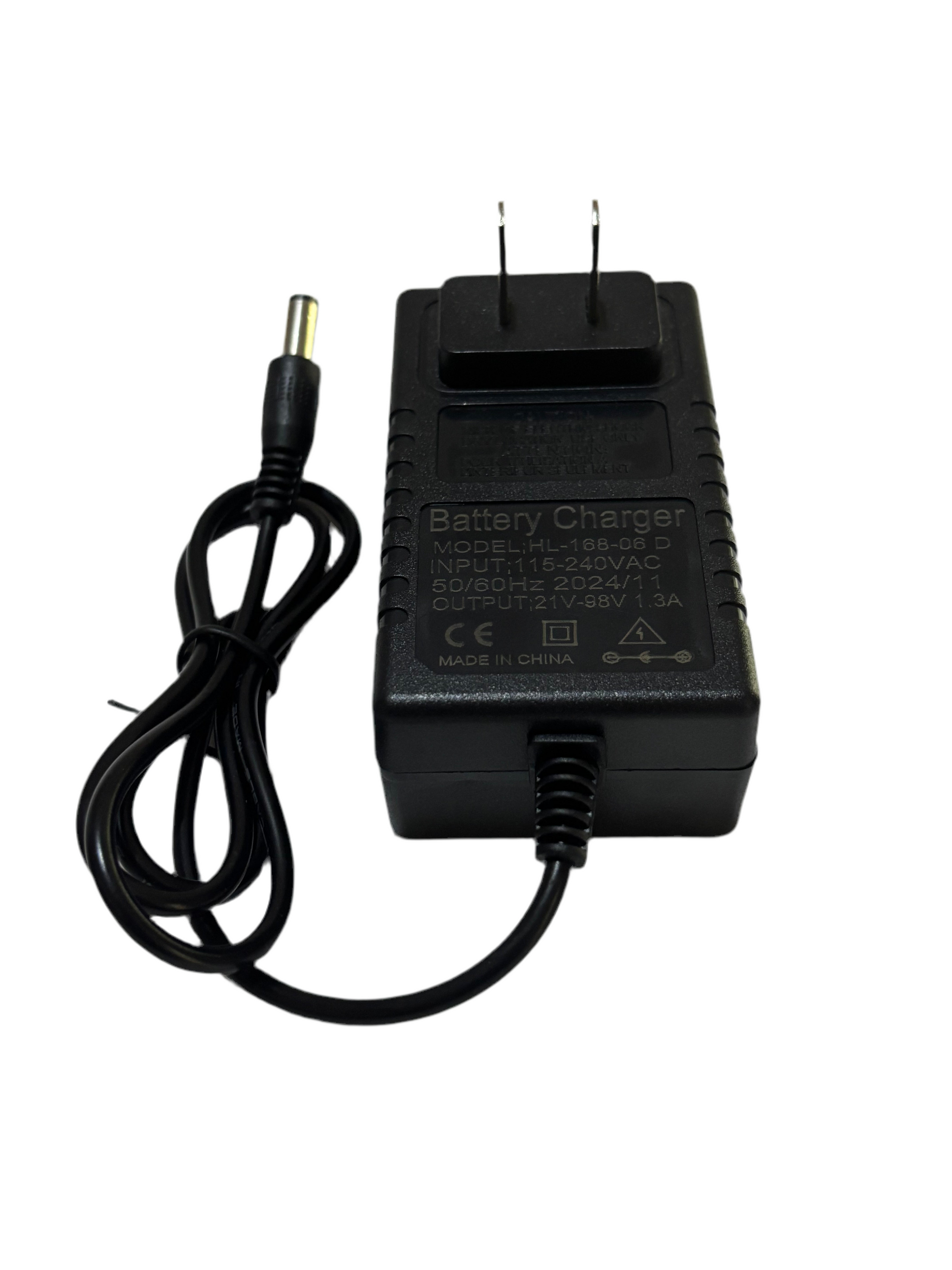 21V-98V, 1.3A Mini Chainsaw Battery Charger, 5.5x2.5mm Power Tools Lithium Battery Charger, Drill charger