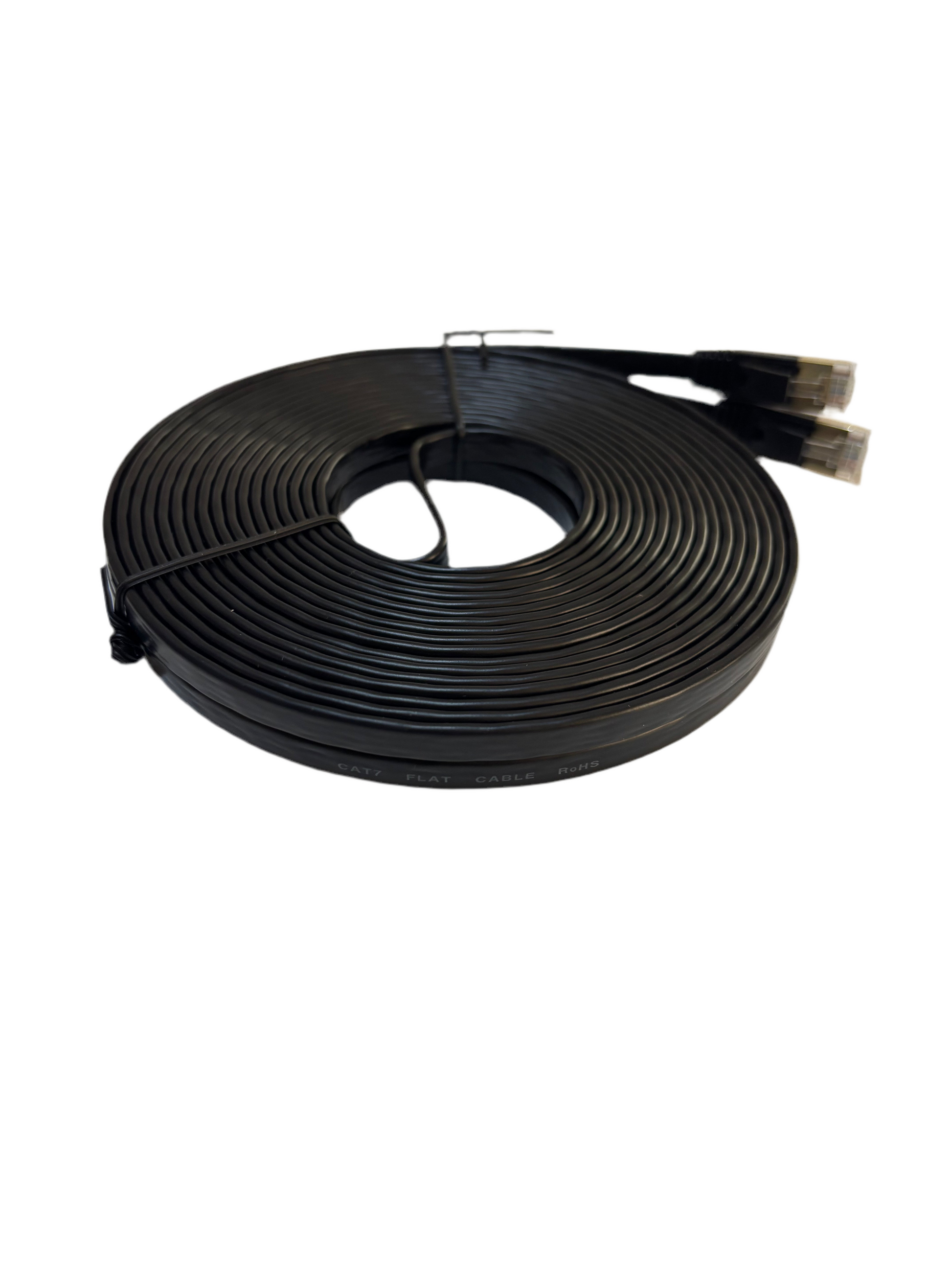 Cat7 Ethernet patch flat cable with RJ45,32.5ft,10Gbps