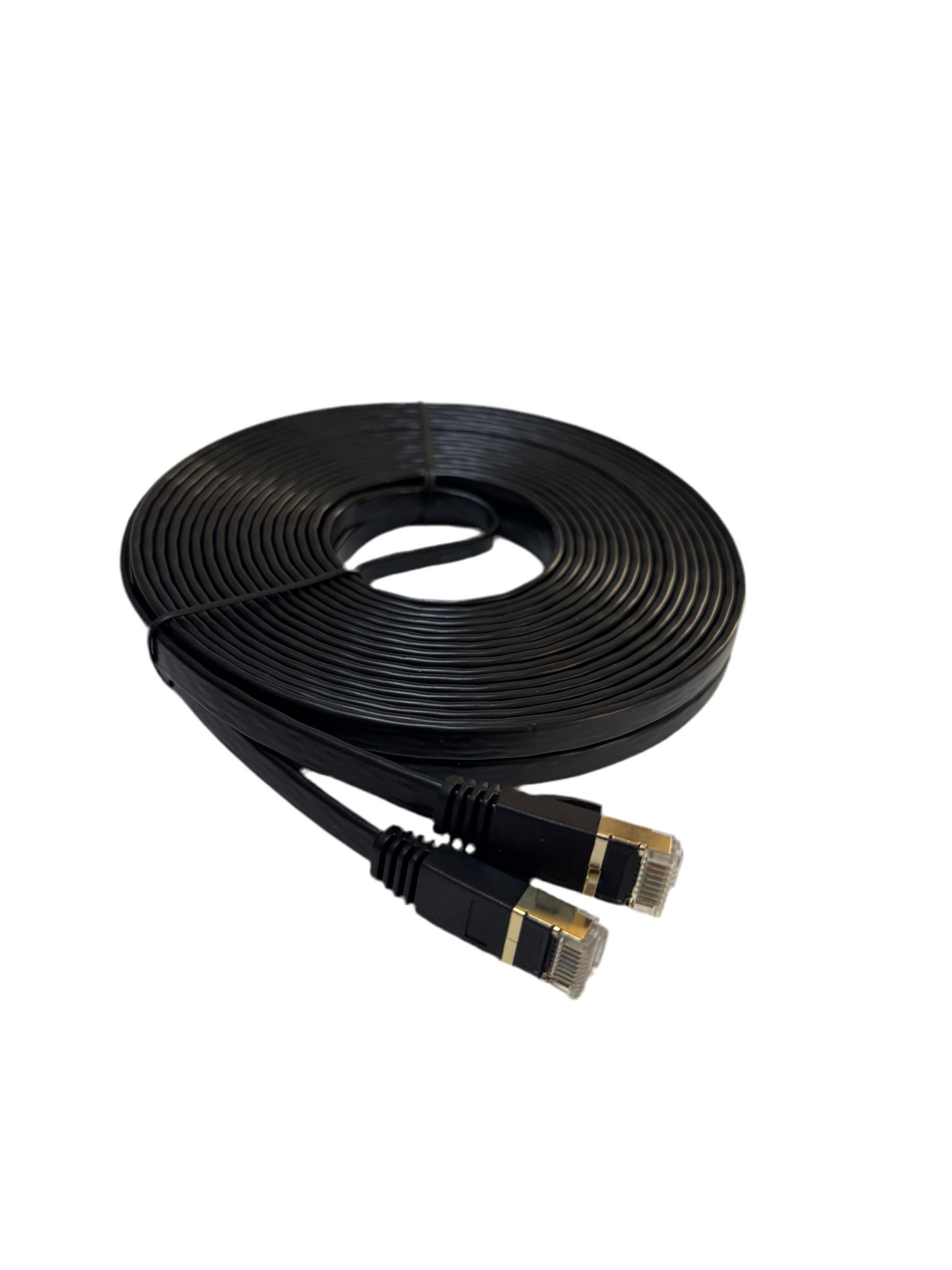 Cat7 Ethernet patch flat cable with RJ45,32.5ft,10Gbps
